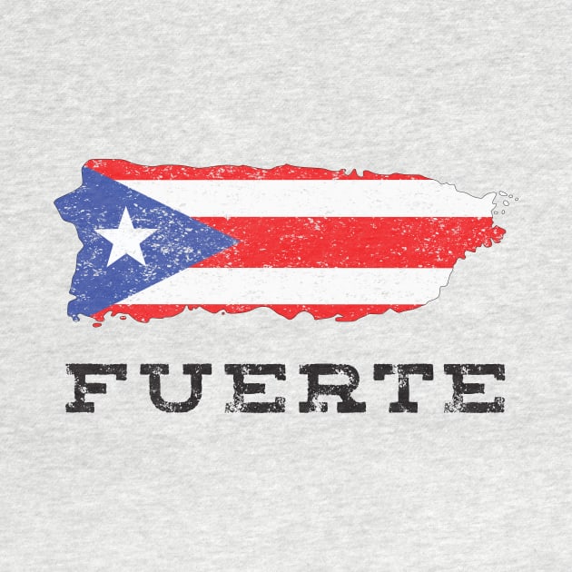 Puerto Rico Strong Fuerte Camiseta by lucidghost